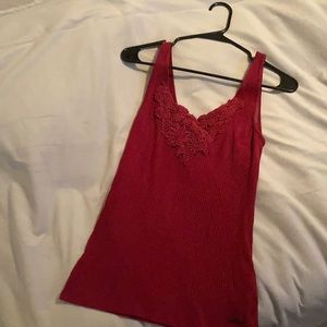 Used Red Hollister Tank Top (M/L)